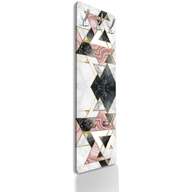 Κρεμάστρα - Καλόγερος White marble with pink & black