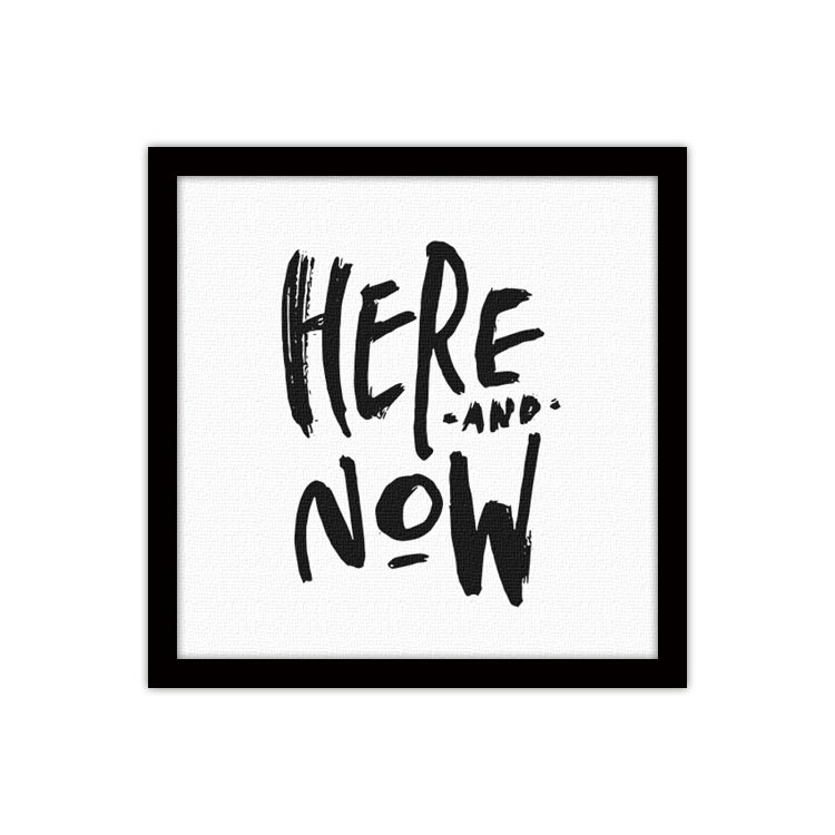 Πίνακας σε Καμβά Here & Now