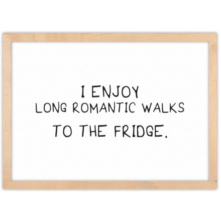 Romantic Walks...to Fridge Πίνακας σε Καμβά