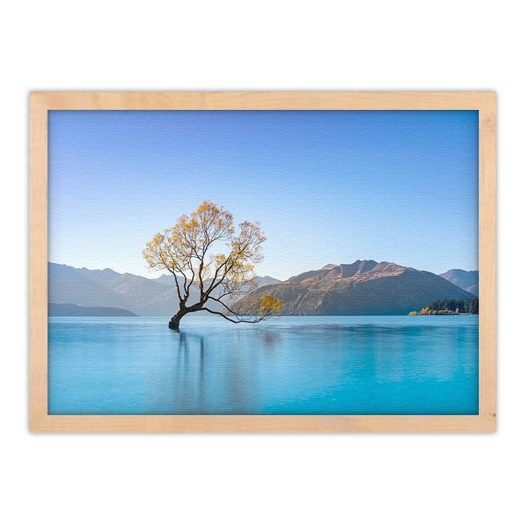 Πίνακας σε Καμβά Δέντρο μέσα στην Λίμνη