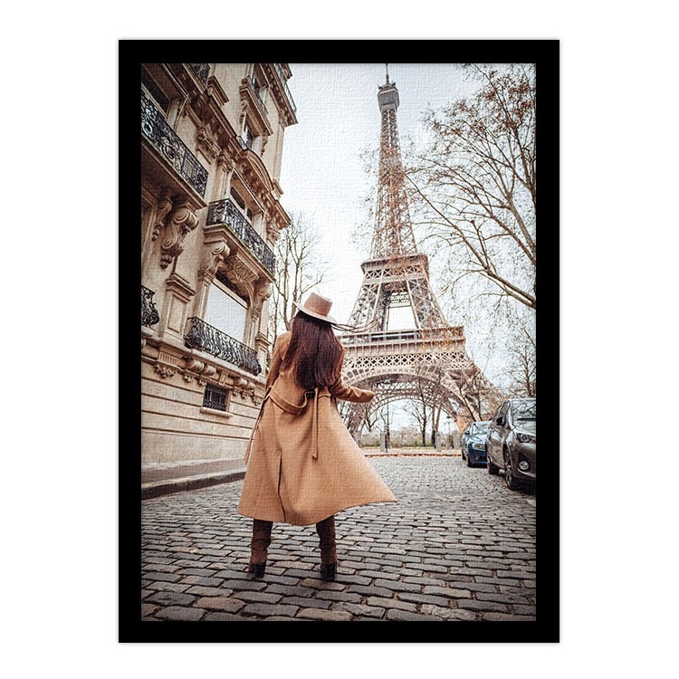 Πίνακας σε Καμβά Woman in Paris