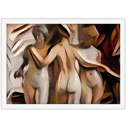 Abstract 3 Womens Πίνακας σε Καμβά