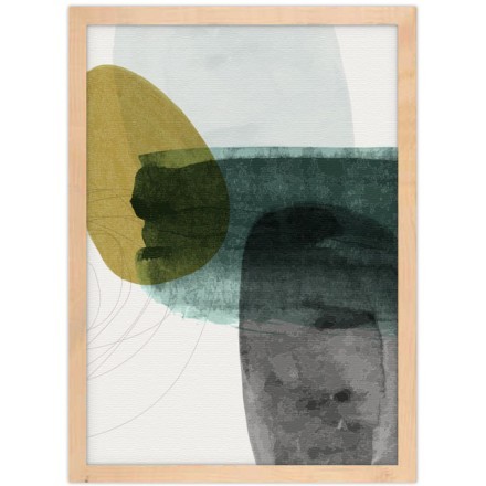 Abstract Χρυσό αυγό Πίνακας σε Καμβά