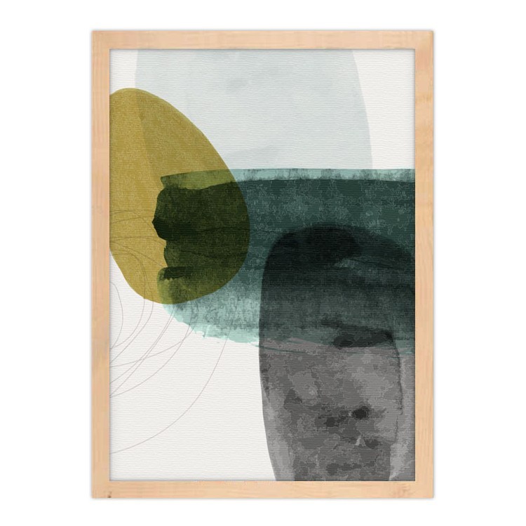 Πίνακας σε Καμβά Abstract Χρυσό αυγό
