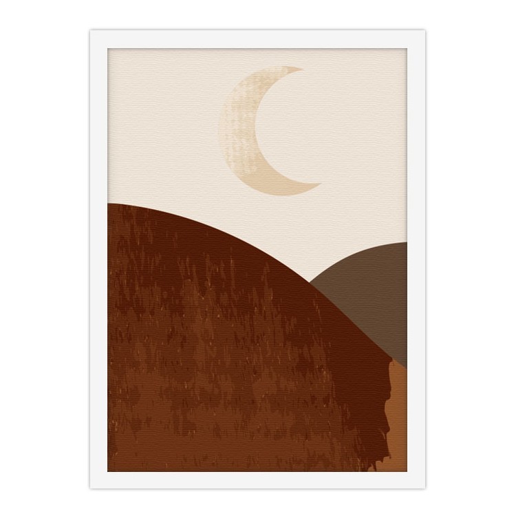 Πίνακας σε Καμβά Σελήνη στην Έρημο