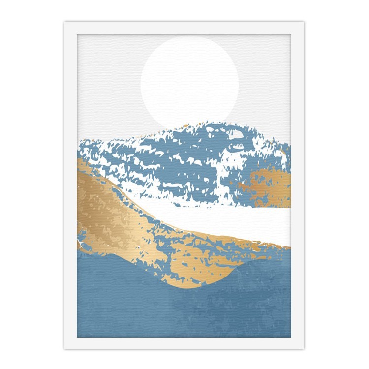 Πίνακας σε Καμβά Αγριεμένη Abstarct Θάλασσα