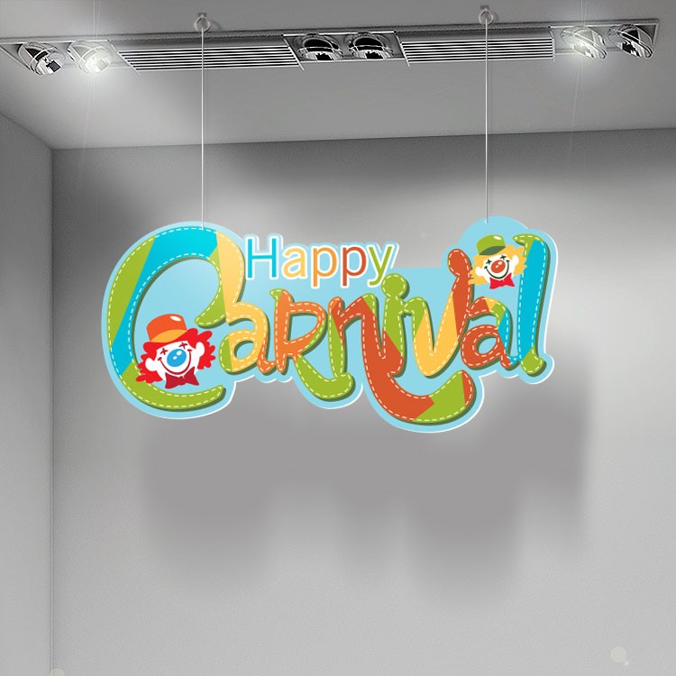 Καρτολίνα Κρεμαστή Happy Carnival