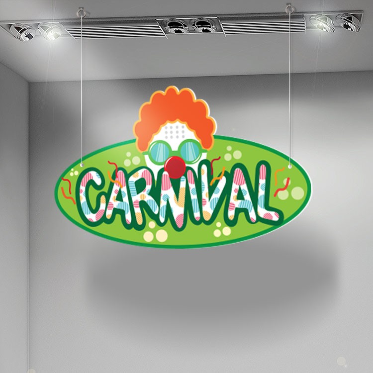 Καρτολίνα Κρεμαστή Happy Happy Carnival