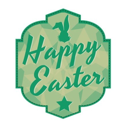 Green Happy Easter