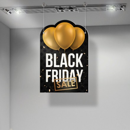 Black Friday Balloons Καρτολίνα Κρεμαστή