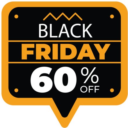 Black Friday 60% Off