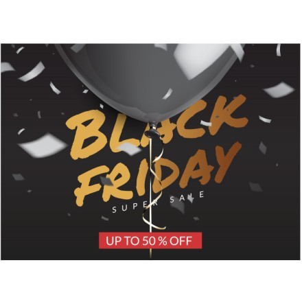 Black Friday 50% Off