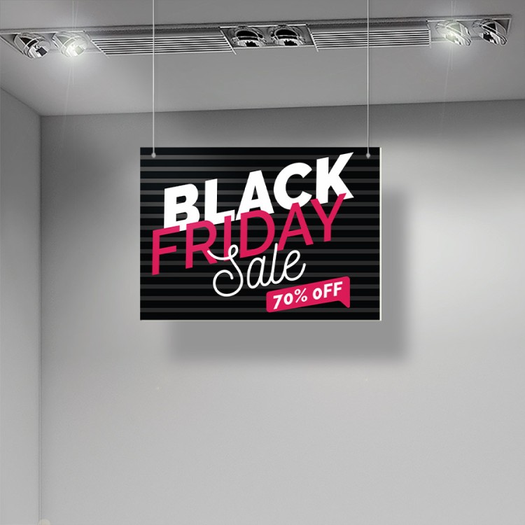 Καρτολίνα Κρεμαστή Black Big Sales