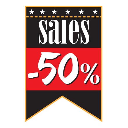 Ribbon Sales 50%