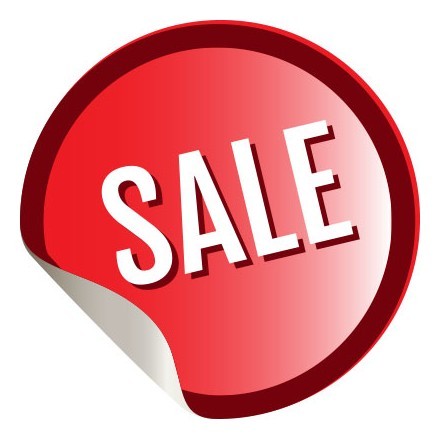 Red Sale Sticker