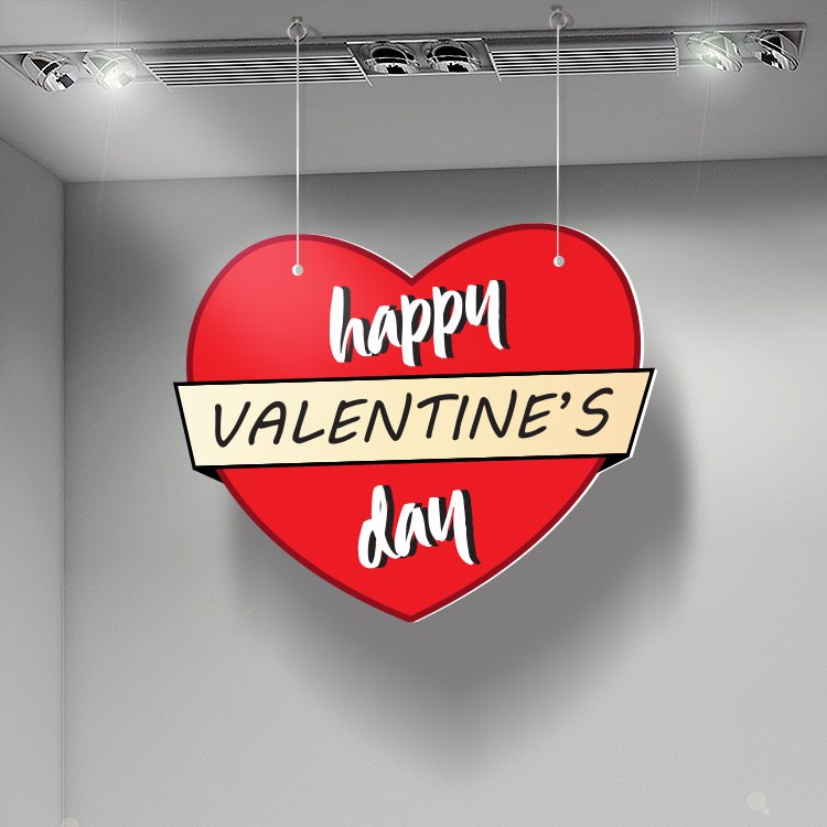 Καρτολίνα Κρεμαστή Happy Valentine's Day Heart