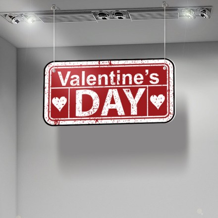 Valentine's Day Sign Καρτολίνα Κρεμαστή
