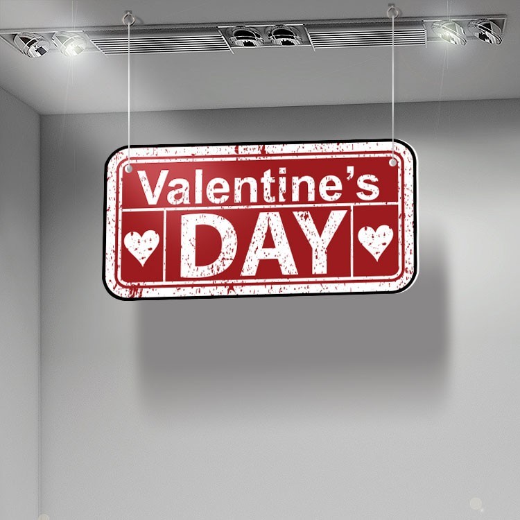 Καρτολίνα Κρεμαστή Valentine's Day Sign