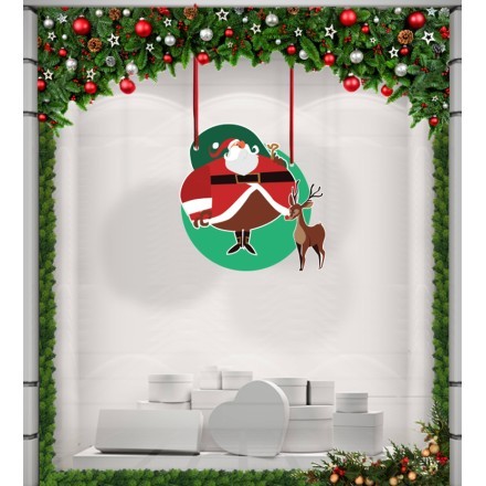 Santa Claus Is Coming Καρτολίνα Κρεμαστή