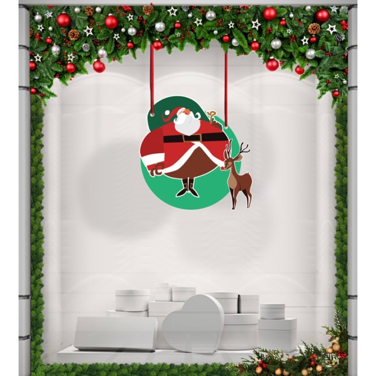 Καρτολίνα Κρεμαστή Santa Claus Is Coming