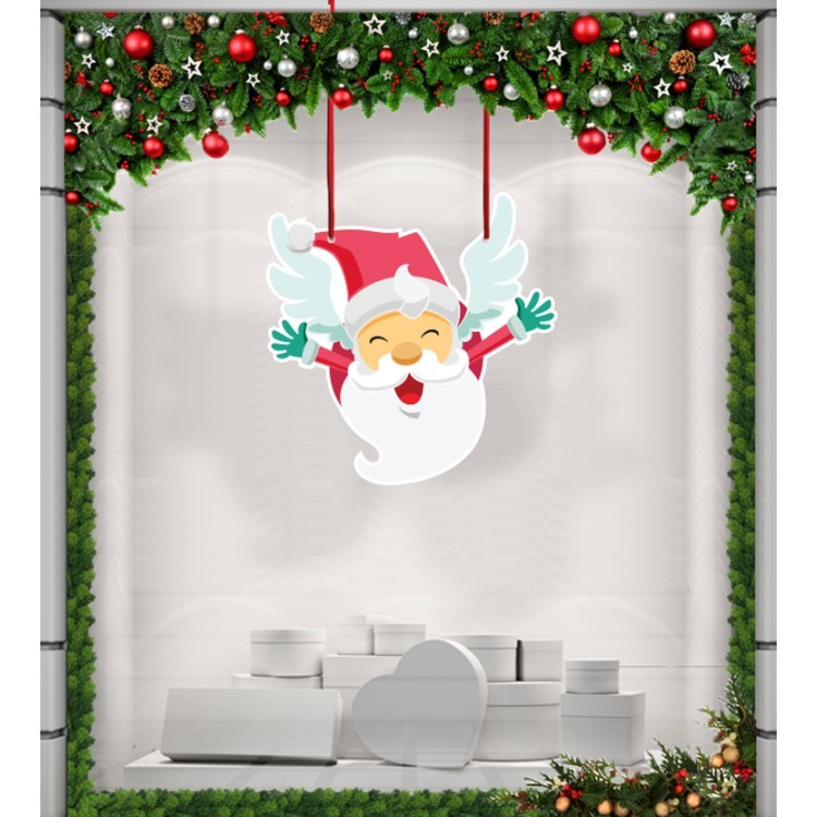 Καρτολίνα Κρεμαστή Happy Santa Claus