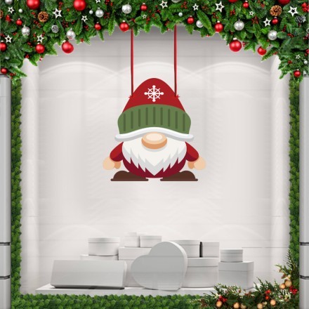 Santa Gnome Καρτολίνα Κρεμαστή