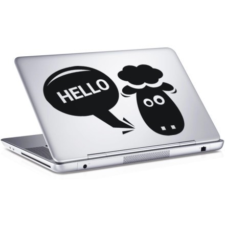 Hello! Αυτοκόλλητο Laptop