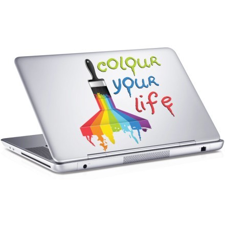 Colour your life Αυτοκόλλητο Laptop