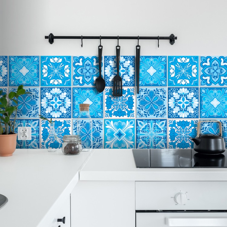 Αυτοκόλλητο πλακάκι Backsplash Πορτογαλικό ισπανικό μοτίβο