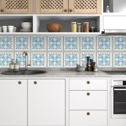 Abstract azulejo μοτίβο Αυτοκόλλητο πλακάκι Backsplash