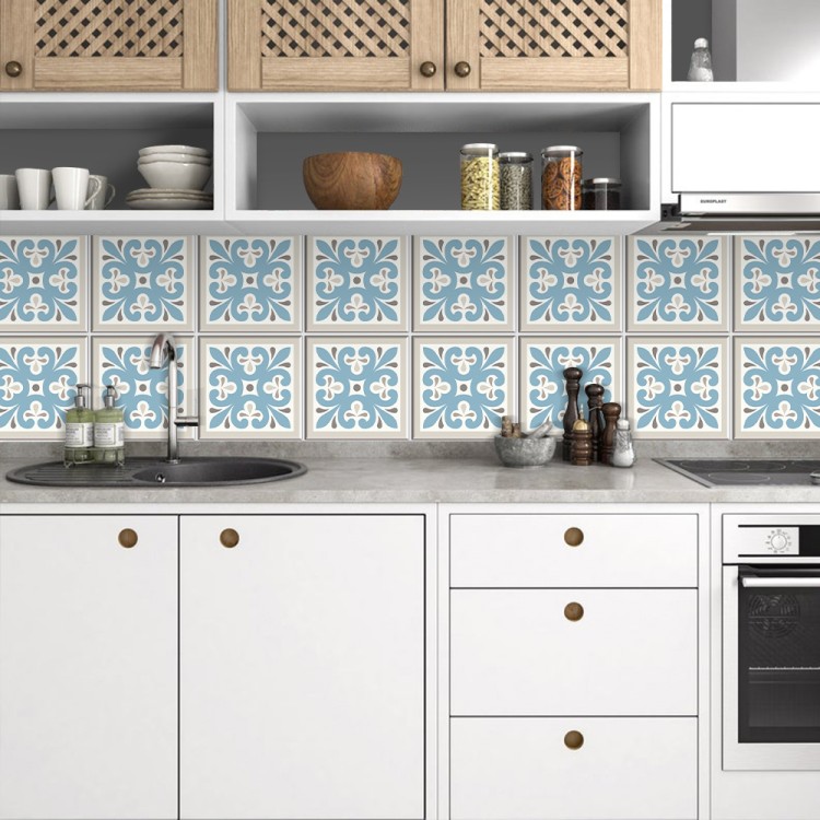 Αυτοκόλλητο πλακάκι Backsplash Abstract azulejo μοτίβο