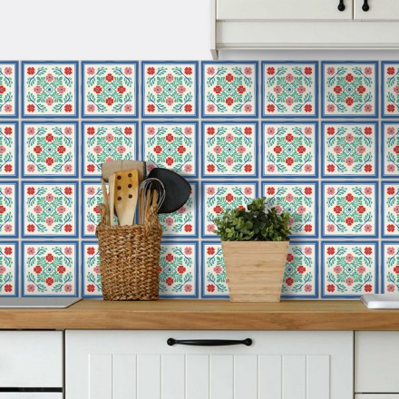 Ταλαβέρα μοτίβο Αυτοκόλλητο πλακάκι Backsplash