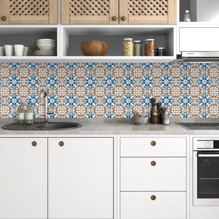 Κλασικό μοτίβο Αυτοκόλλητο πλακάκι Backsplash