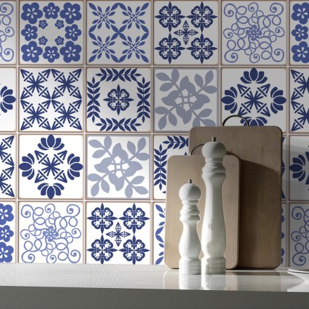 Vintage μοτίβα Αυτοκόλλητο πλακάκι Backsplash