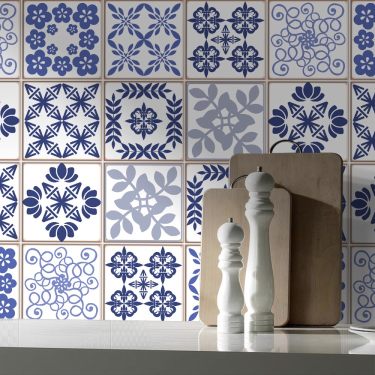 Αυτοκόλλητο πλακάκι Backsplash Vintage μοτίβα