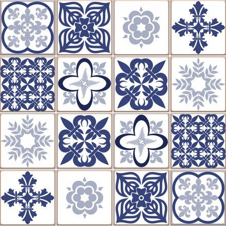 Πορτογαλικό azulejos μοτίβο