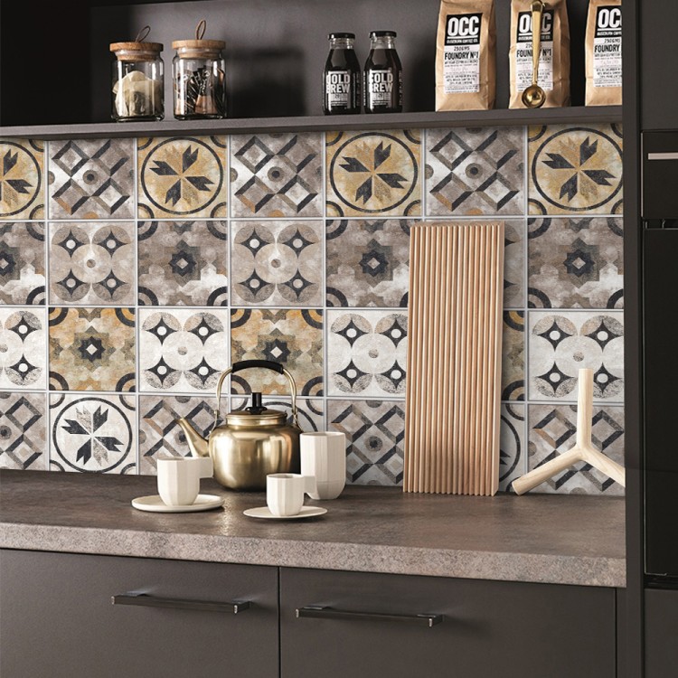 Αυτοκόλλητο πλακάκι Backsplash Μοτίβο με διάφορα σχέδια