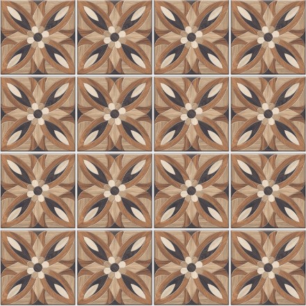 Floral Ξύλινο Σχέδιο