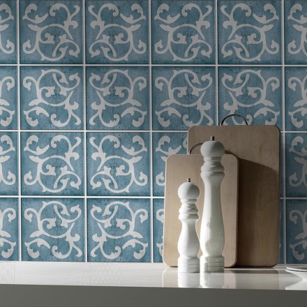 Μεσογειακό Σχέδιο Αυτοκόλλητο πλακάκι Backsplash