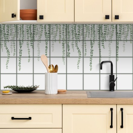 Κισσός Αυτοκόλλητο πλακάκι Backsplash