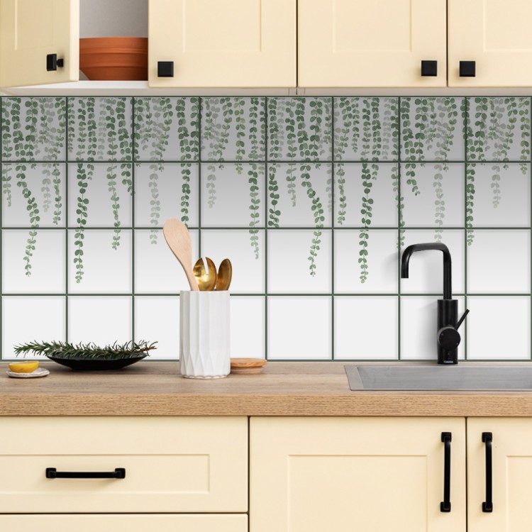 Αυτοκόλλητο πλακάκι Backsplash Κισσός