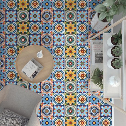 Vintage mandala μοτίβο (8 τεμάχια)