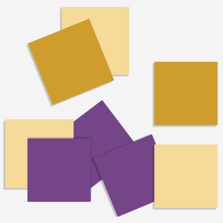 Ivory - Mustard - Violet (8 τεμάχια)