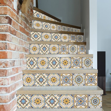 Mandala μοτίβο Αυτοκόλλητο Σκάλας