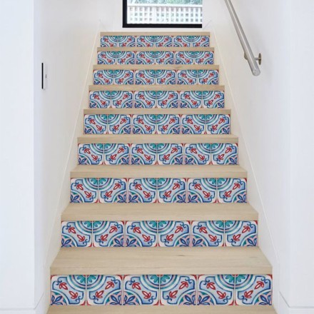 Πορτογαλικό floral azulejos μοτίβο