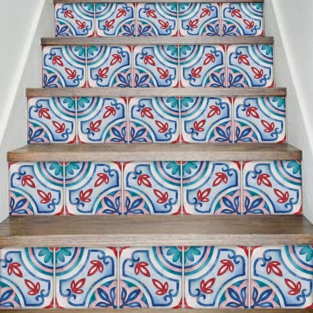 Πορτογαλικό floral azulejos μοτίβο
