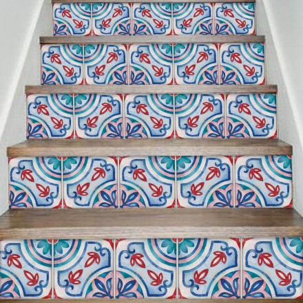 Πορτογαλικό floral azulejos μοτίβο