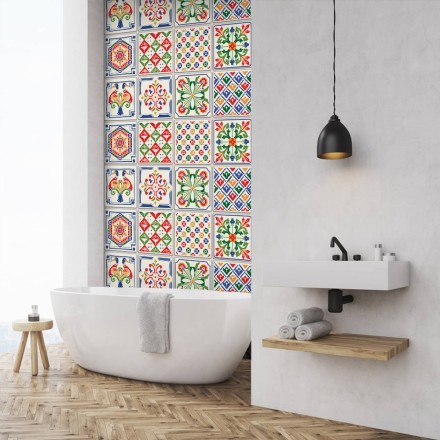 Azulejo παραδοσιακό μοτίβο Ταπετσαρία Τοίχου