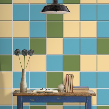 Light blue - Pesto - Ivory Ταπετσαρία Τοίχου