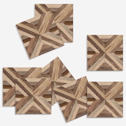 Ρεαλιστικό μοτίβο ξύλινης επιφάνειας (8 τεμάχια)